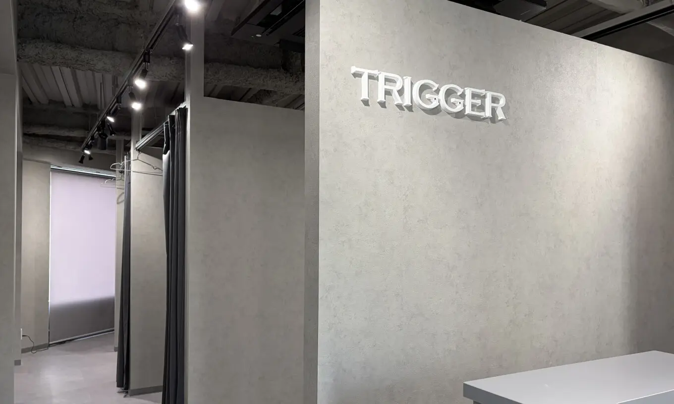 TRIGGERのサロンの中